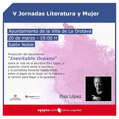 V Jornadas Literatura y Mujer Villa de La Orotava, con la participación de Elsa López