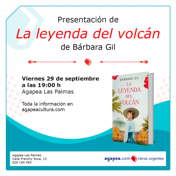 Presentación de La leyenda del volcán, de Bábara Gil. En Agapea Las Palmas