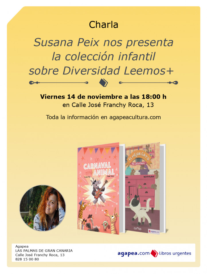 Presentación de la colección infantil sobre Diversidad Leemos+ con Susana Peix, bibliotecaria experta en accesibilidad en Agapea de Las Palmas de Gran Canaria