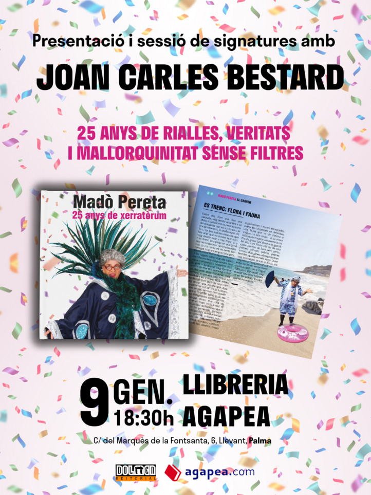 Presentació de 25 anys de xerratòrum, de Madò Pereta, a Agapea Palma